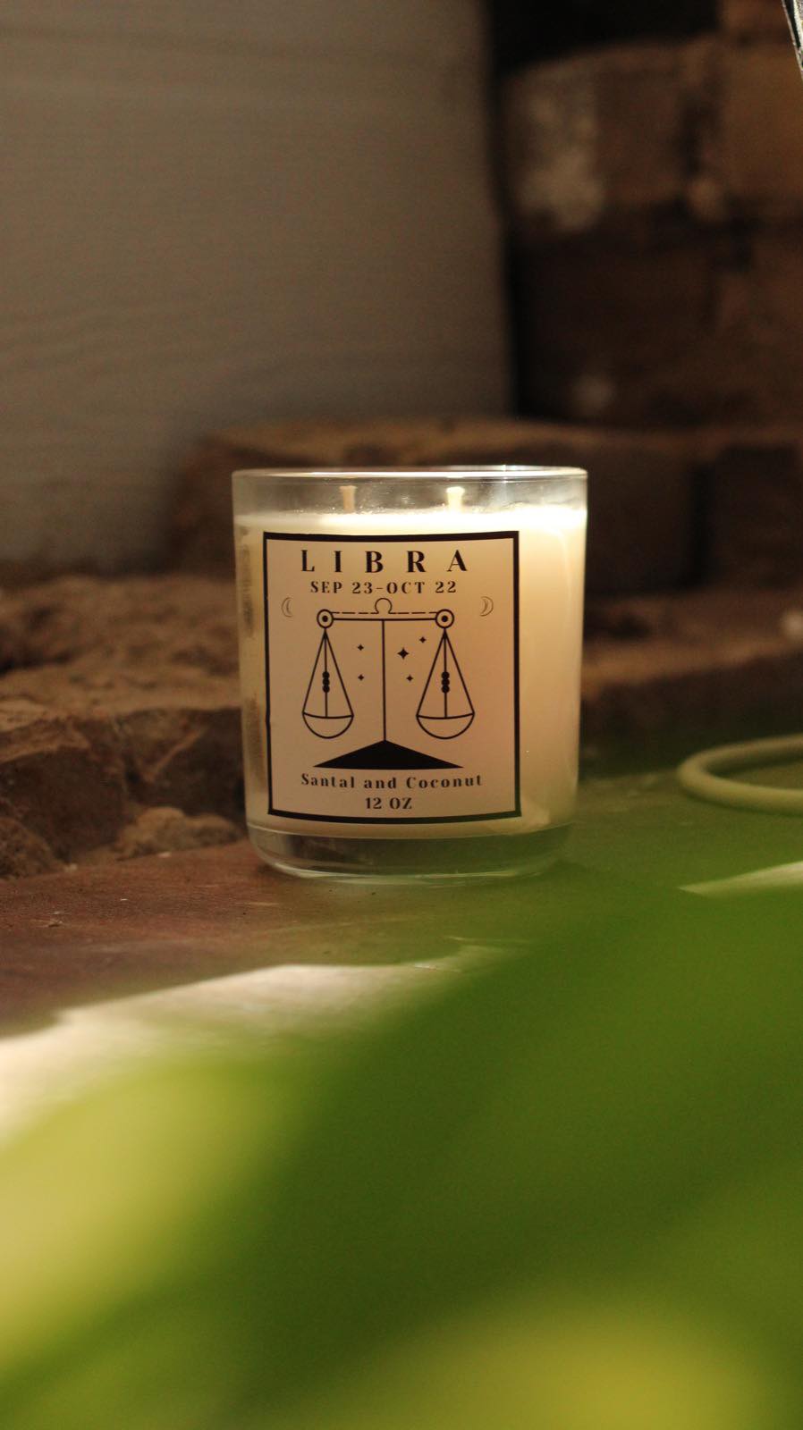 Libra Hidden Crystal Candle