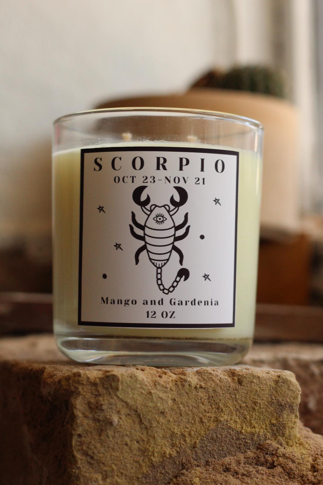 Scorpio Hidden Crystal Candle