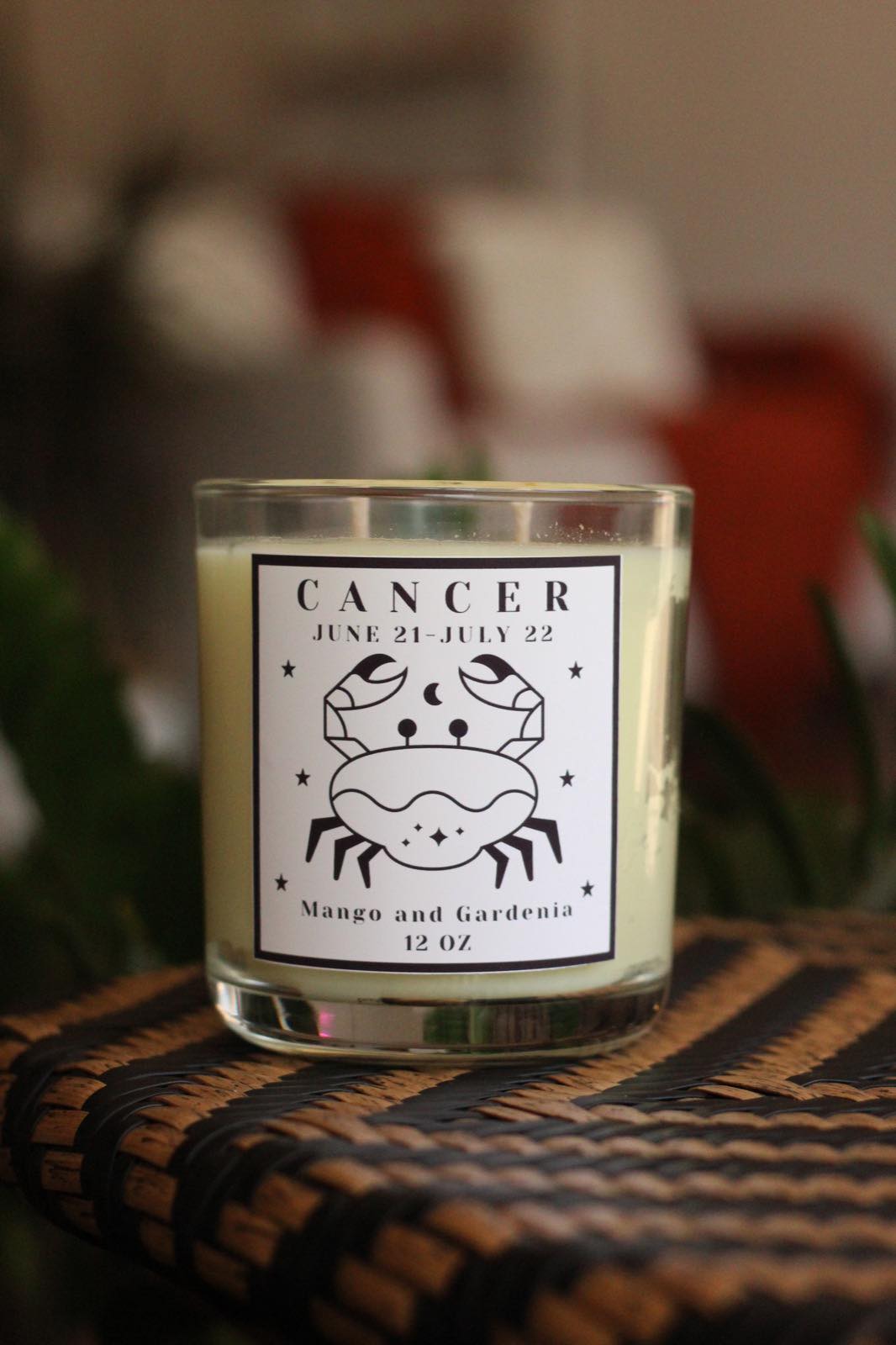 Cancer Hidden Crystal Candle