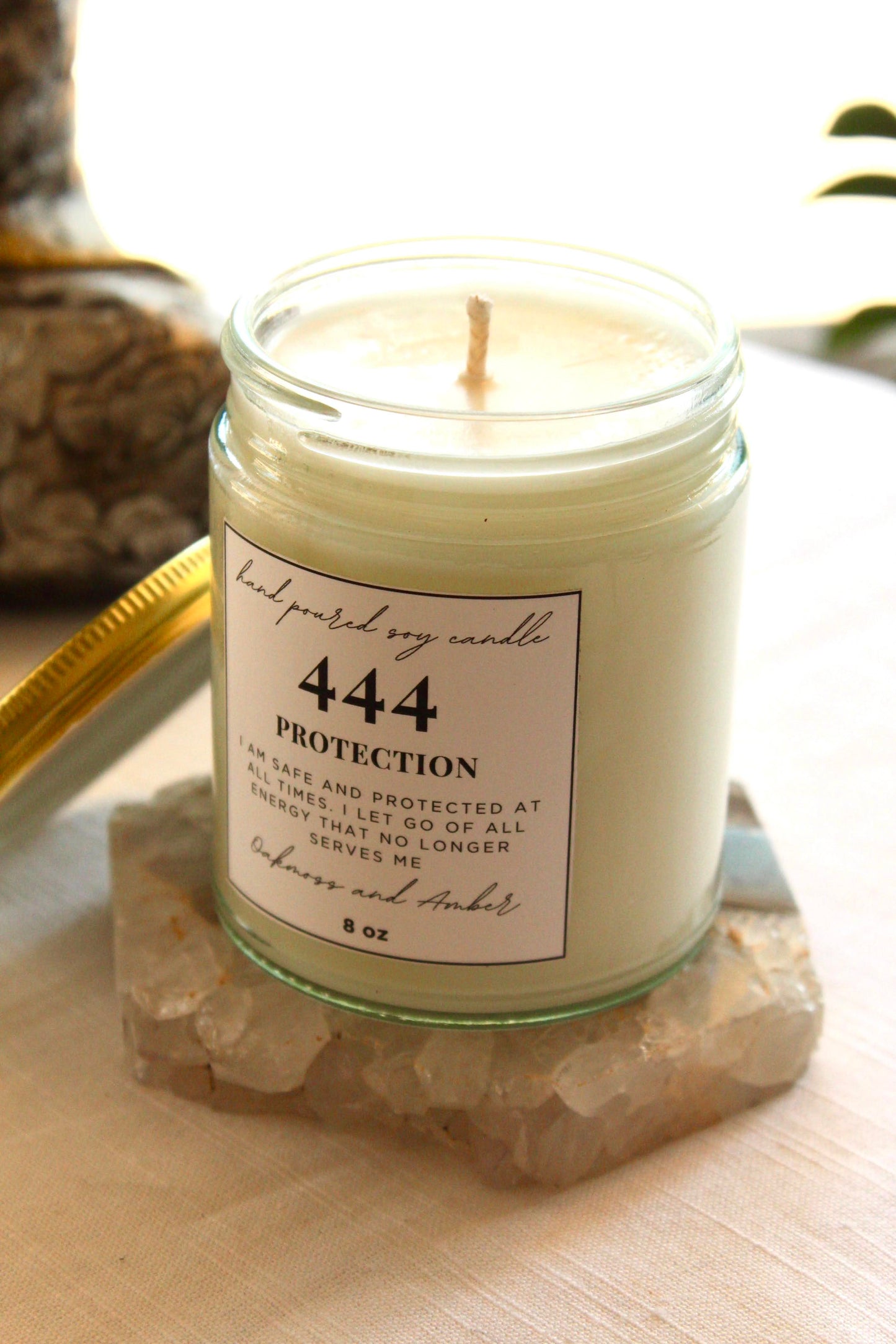 444 Angelic Number Candle