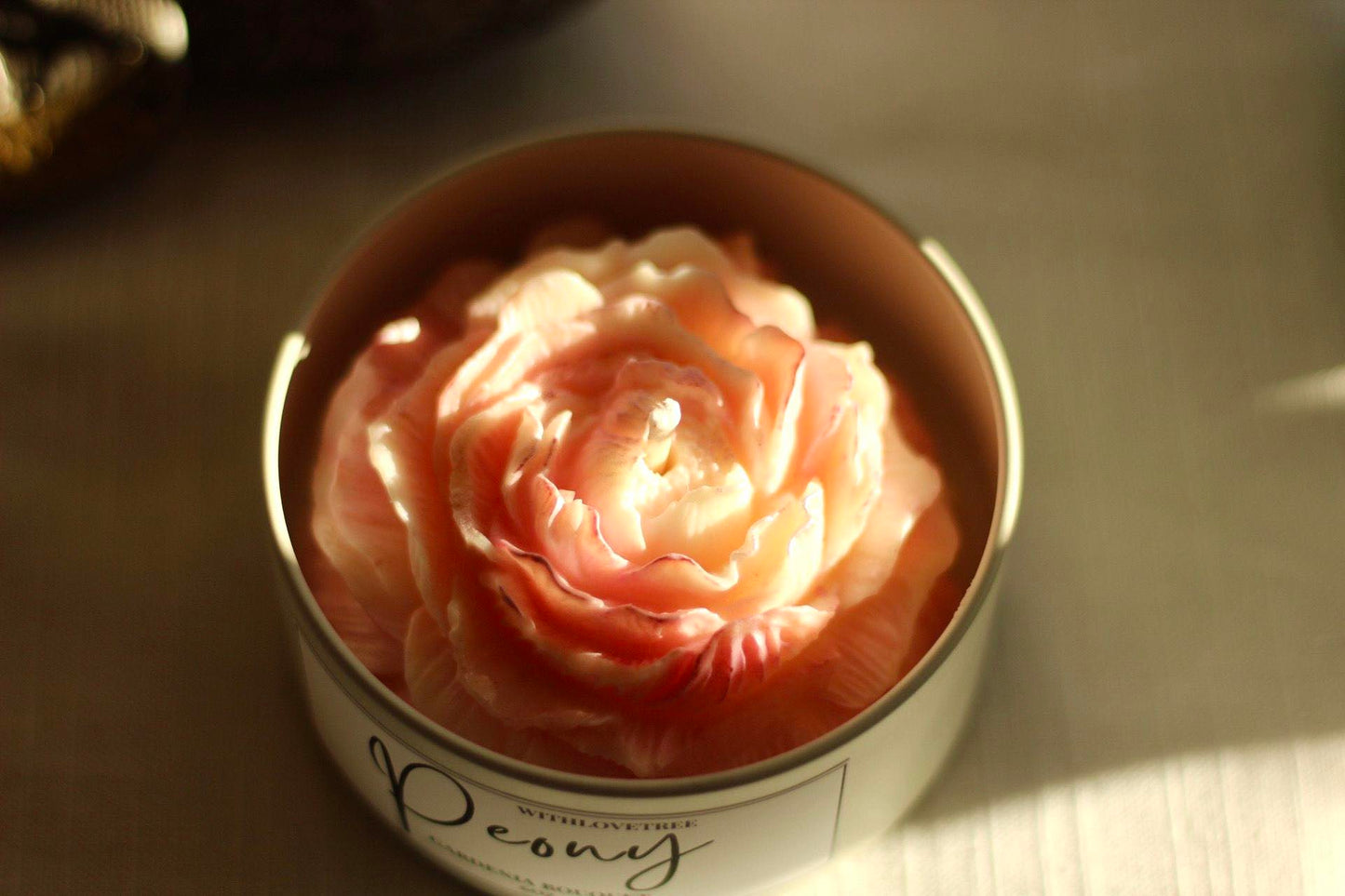 Pink Peony Candle 6 Oz