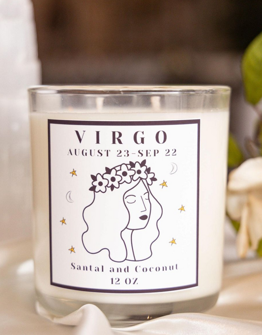 Virgo Hidden Crystal Candle