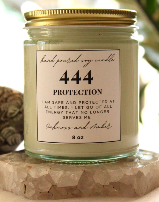 444 Angelic Number Candle