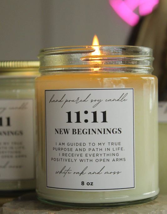 1111 Angelic Number Candle