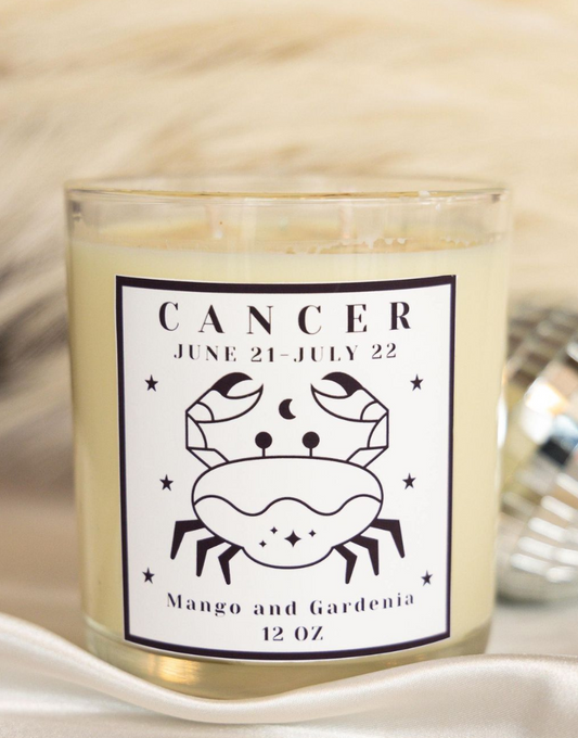 Cancer Hidden Crystal Candle