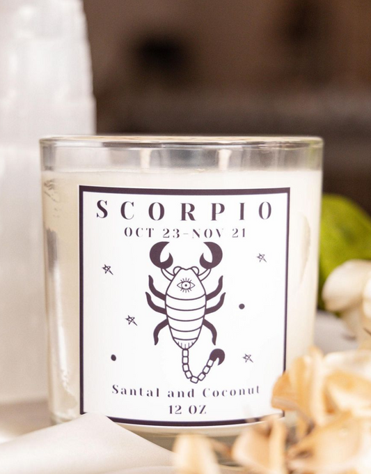 Scorpio Hidden Crystal Candle