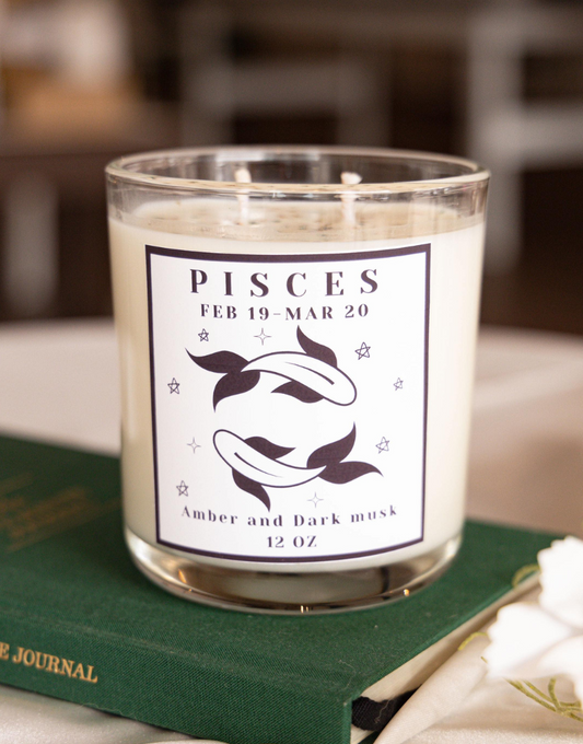 Pisces Hidden Crystal Candle