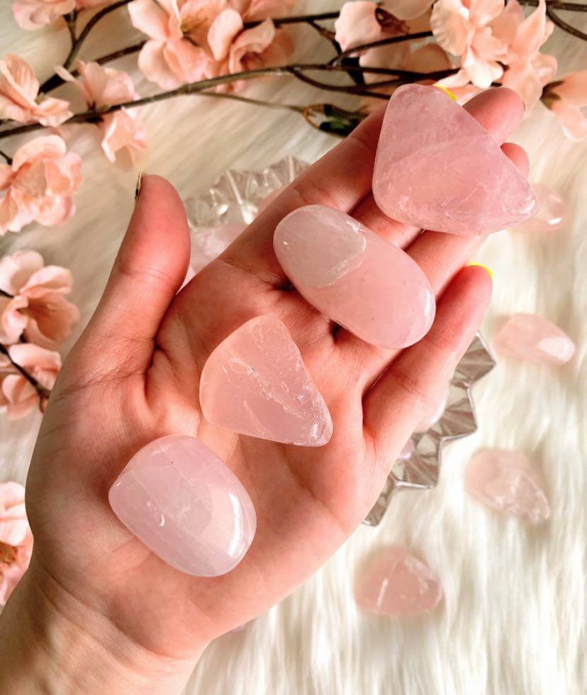 Rose Quartz Tumbled Stones