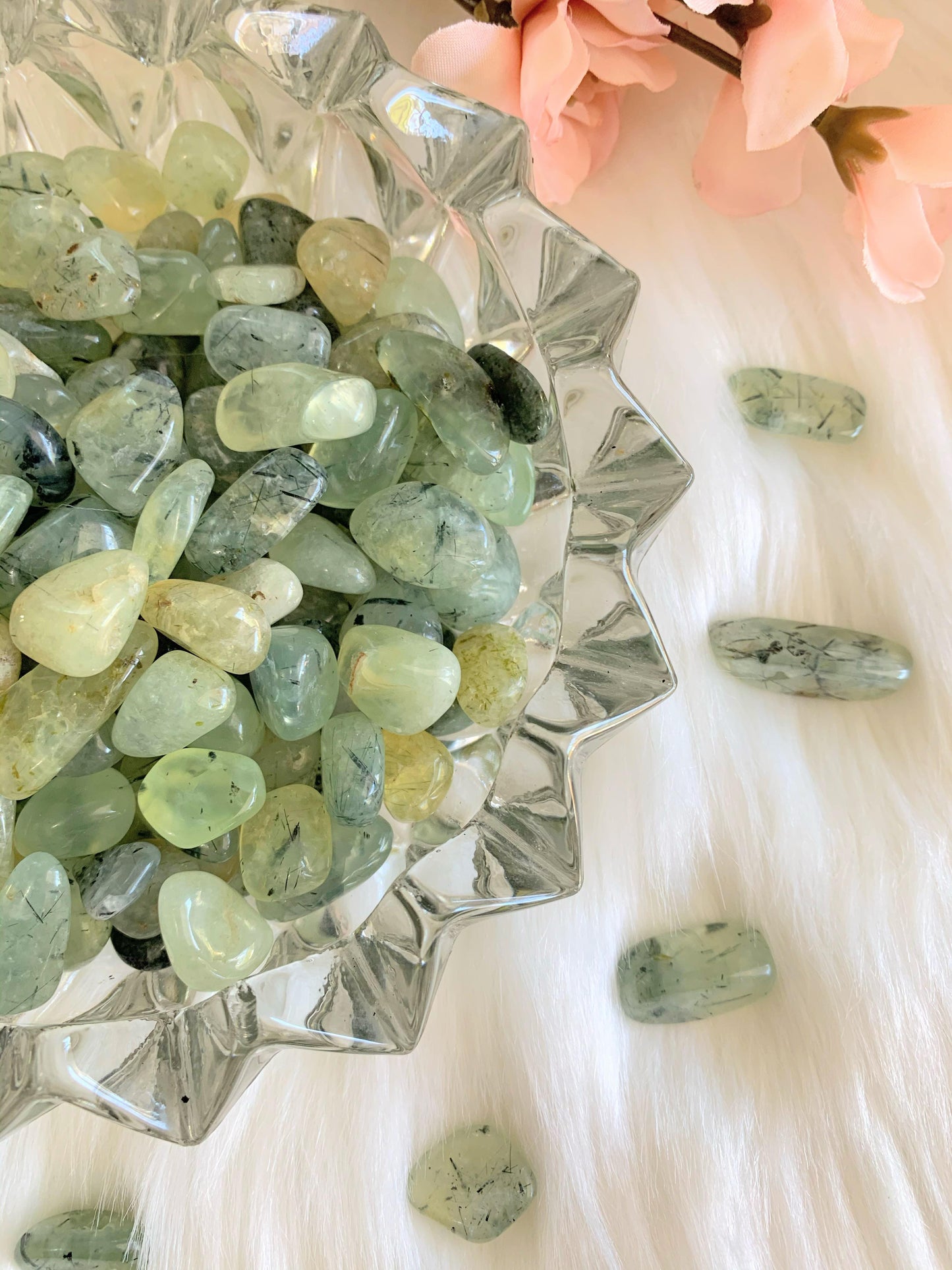 Prehnite Tumbled Stones