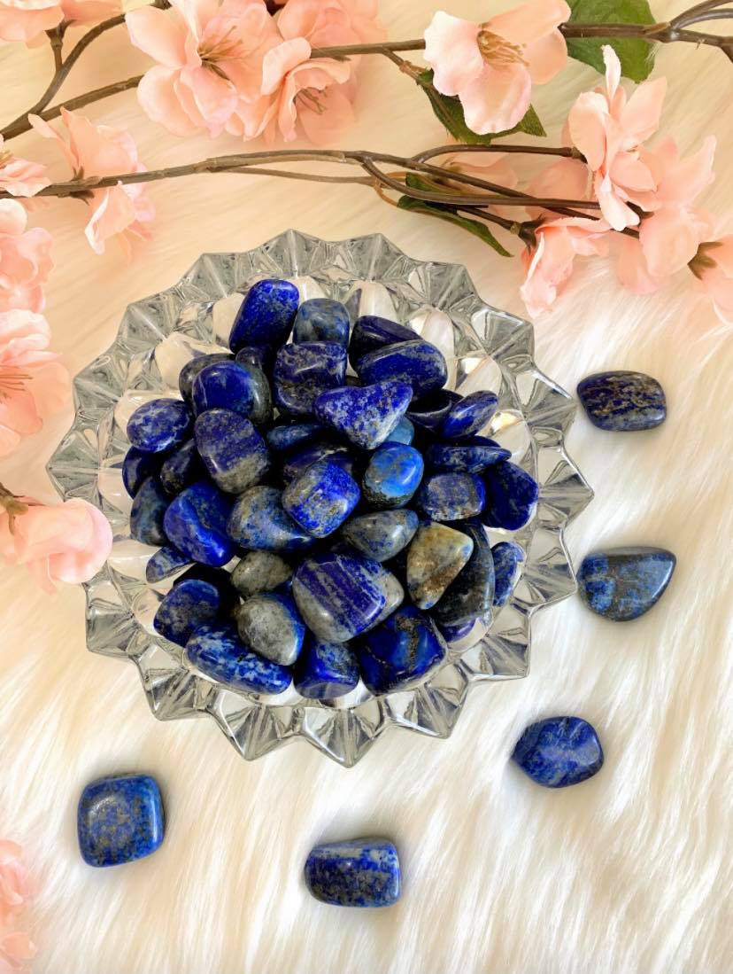 Lapis Lazuli Tumbled Stones – withlovetree