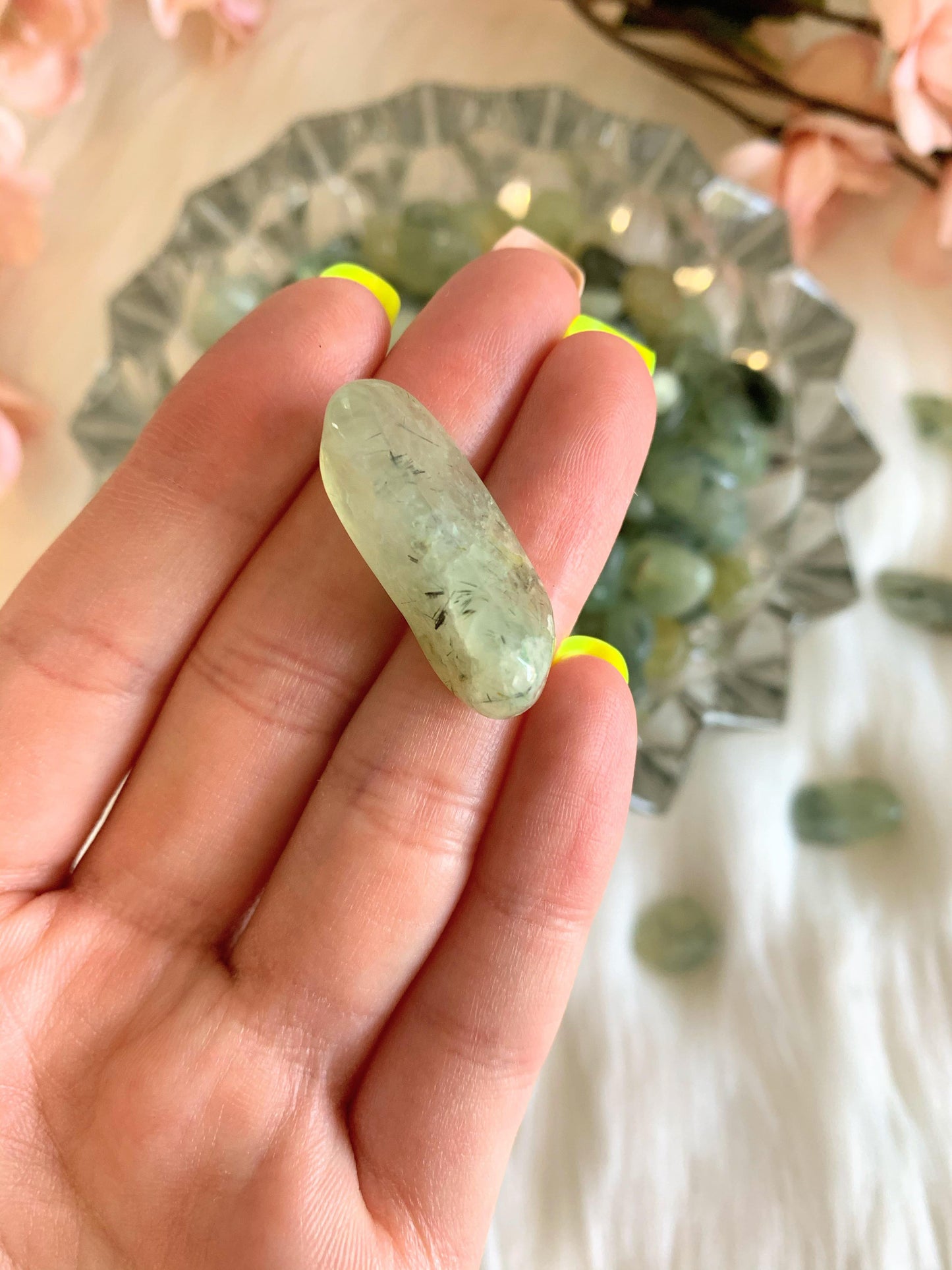 Prehnite Tumbled Stones