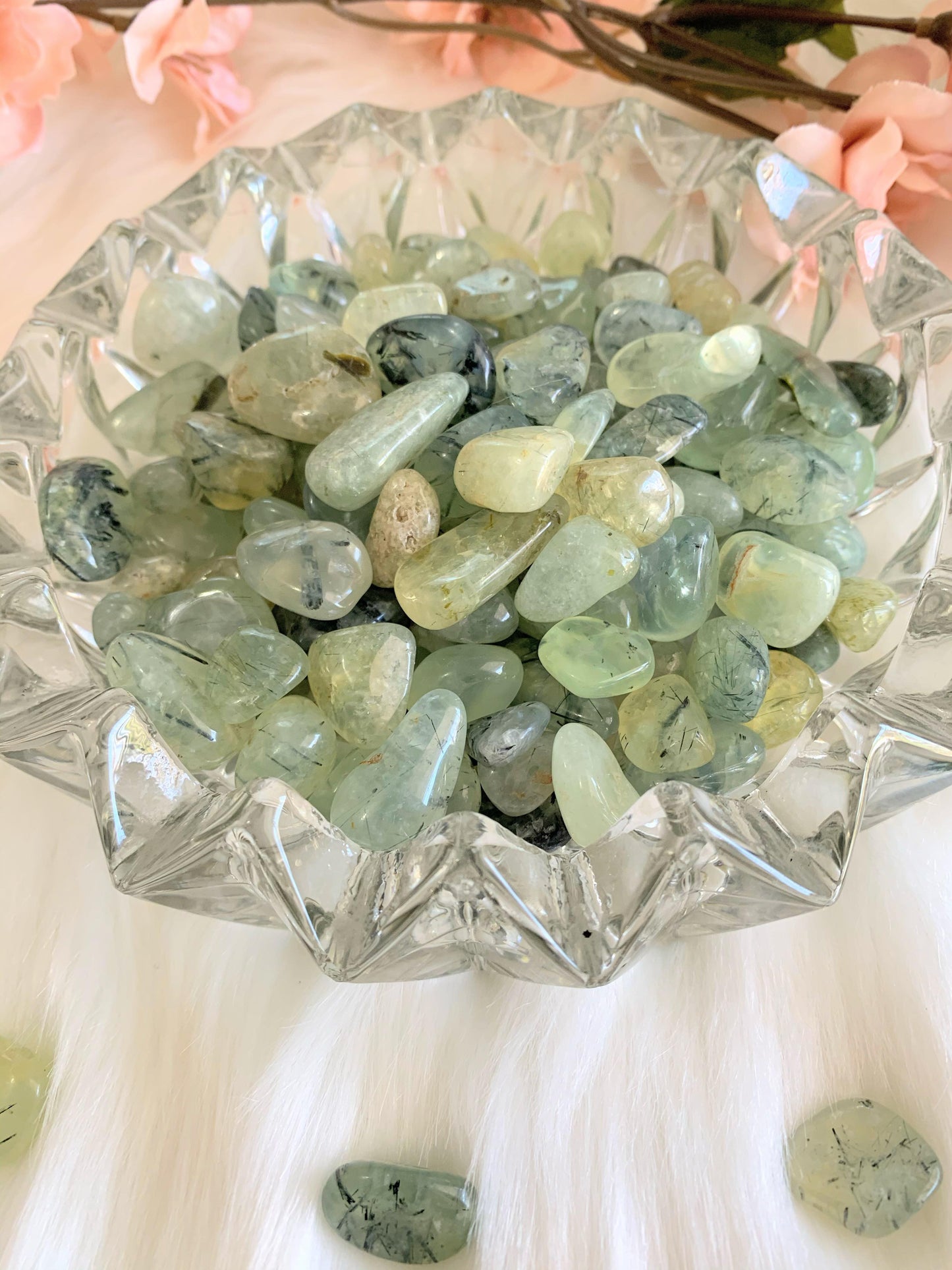 Prehnite Tumbled Stones