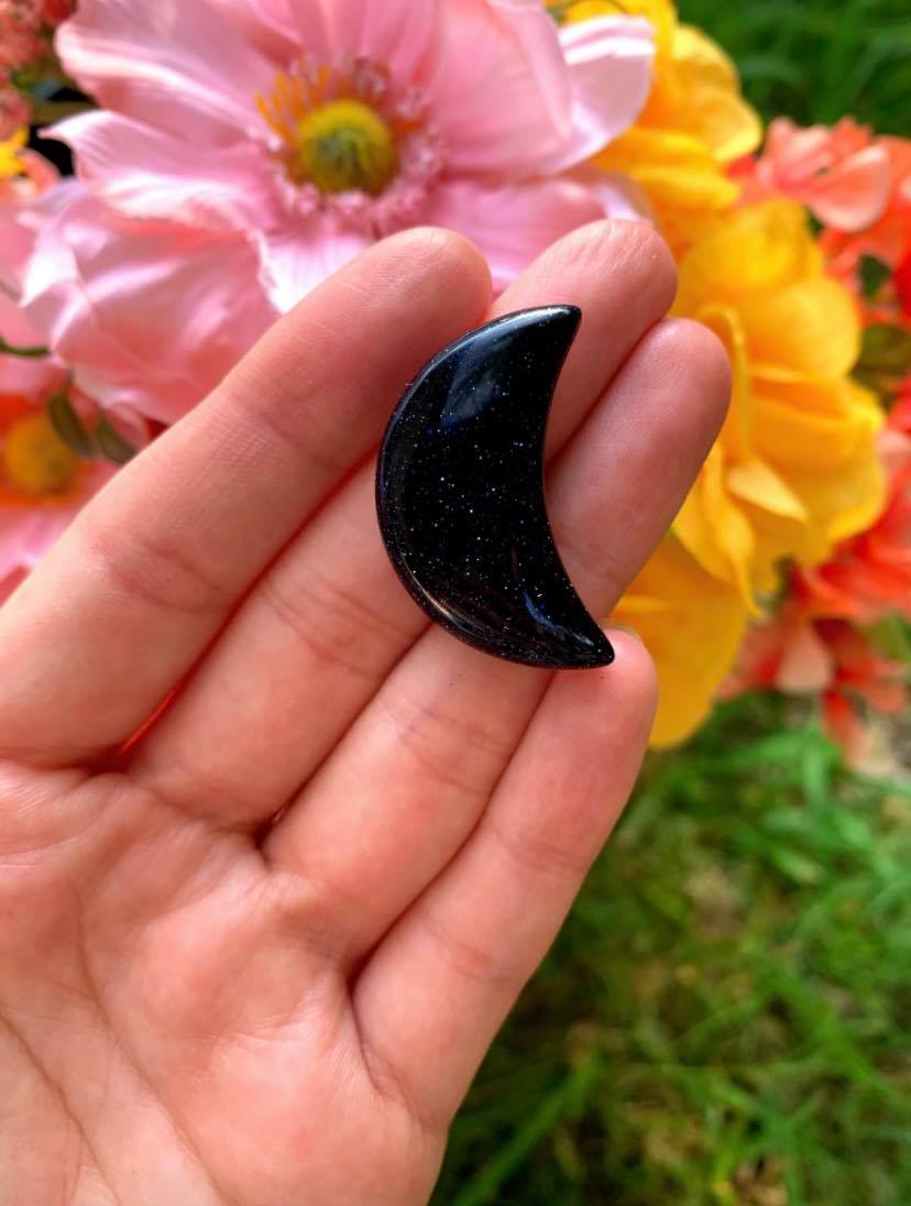 Blue Goldstone Moon