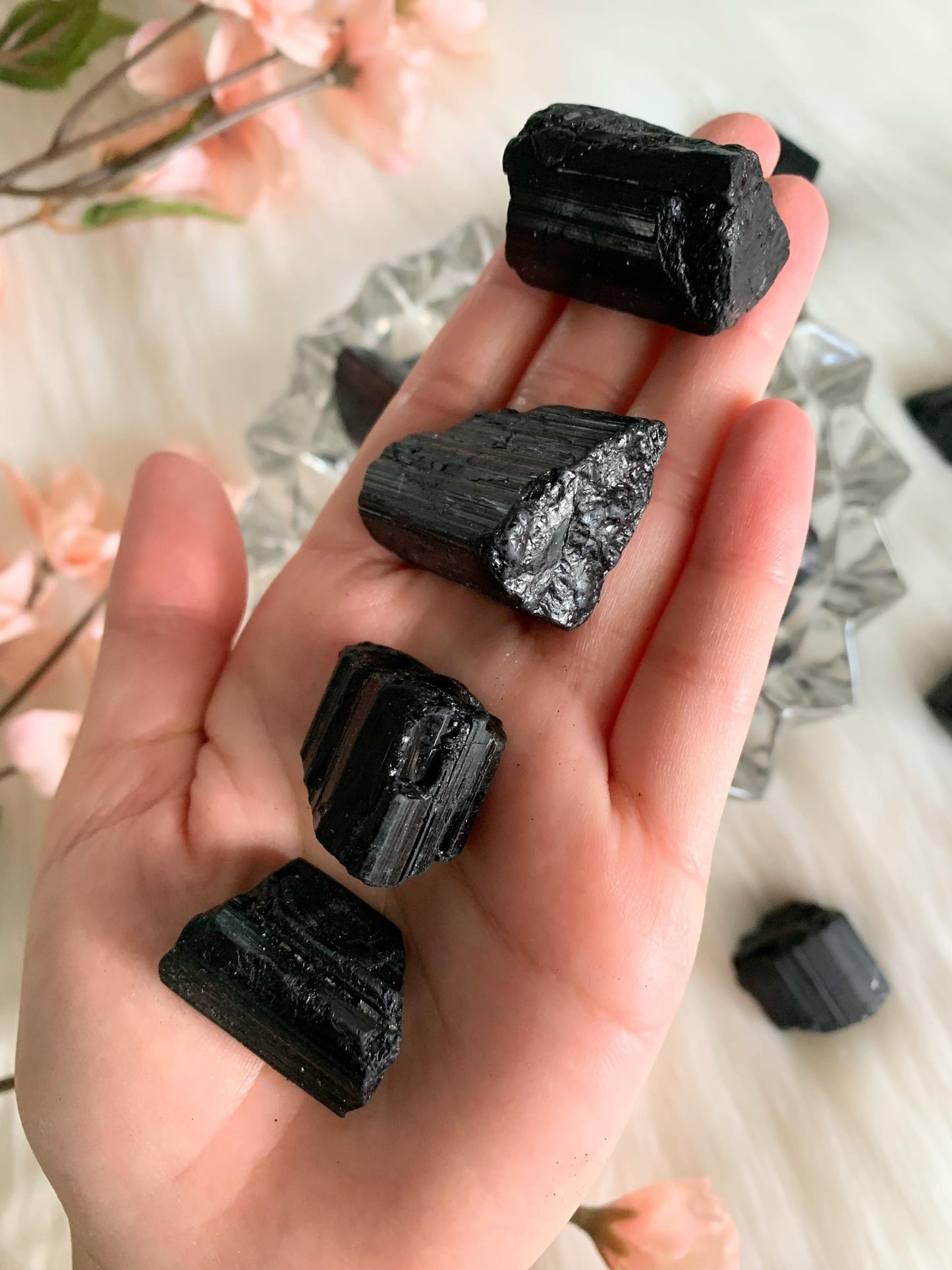 Black Tourmaline Rough Stone