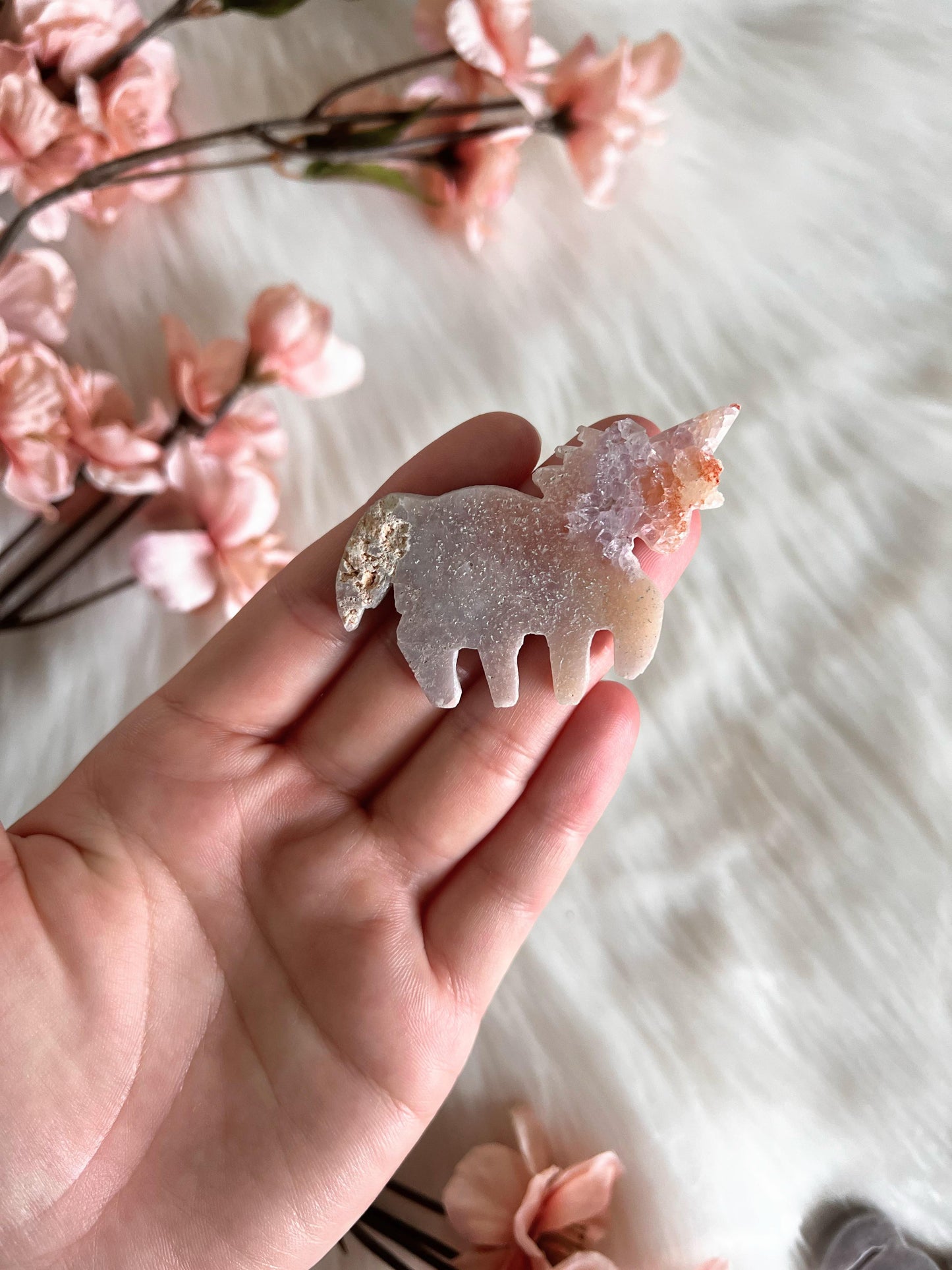 Pink Amethyst Unicorn