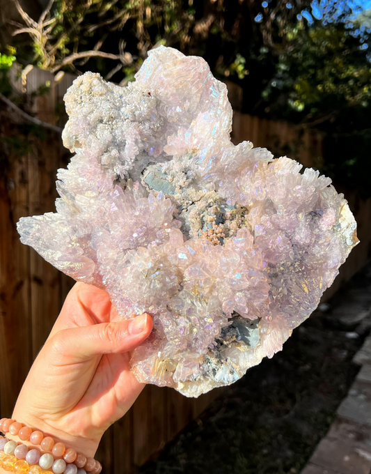 Angel Aura Amethyst Crystal Formation